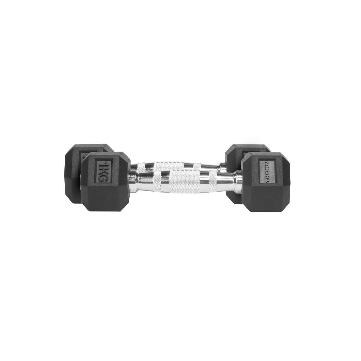 Hantel THORN FIT Hex Rubber Dumbbell 1,0kg [pair]